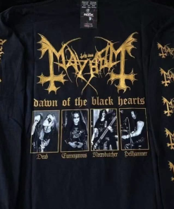 Camibuso Mayhem Dawn of the Black Hearts - Negro vista posterior